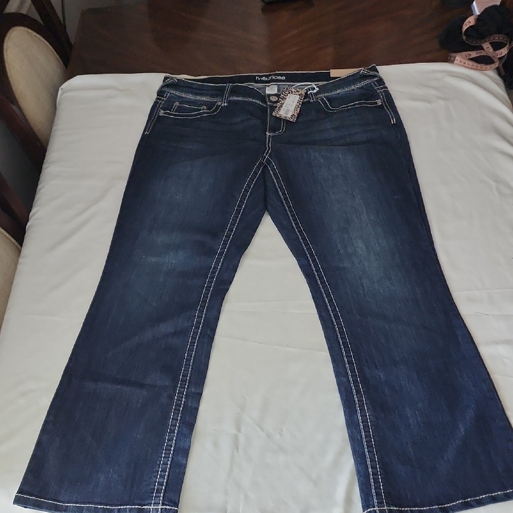 Maurices Dark Blue Boot Cut Jeans